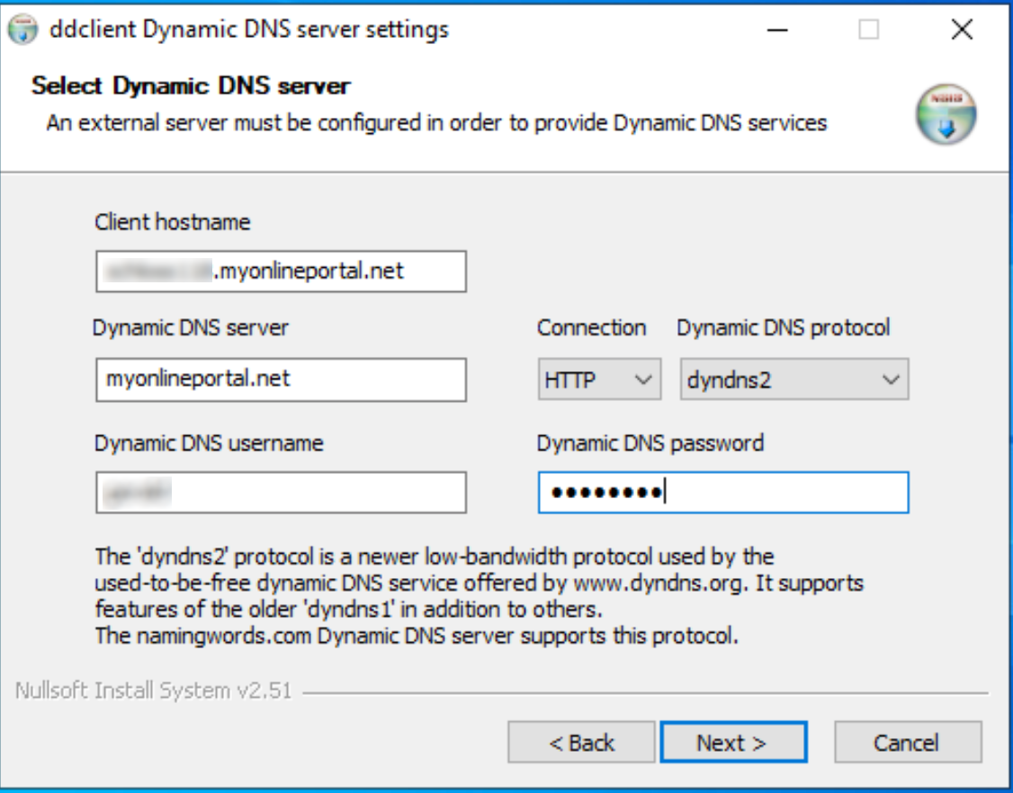 ddclient windows config